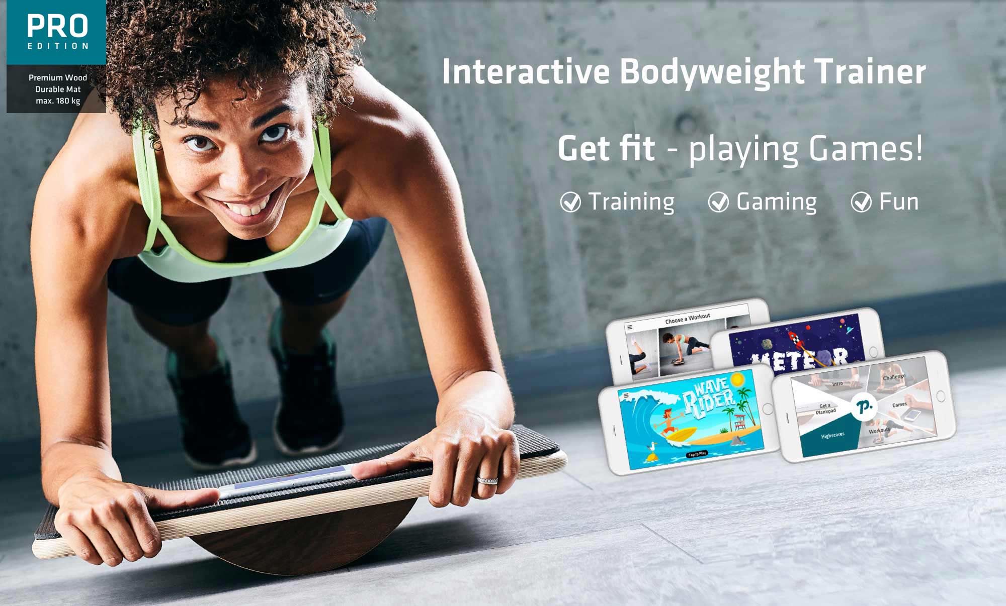 Plankpad PRO - Your Interactive Bodyweight Trainer